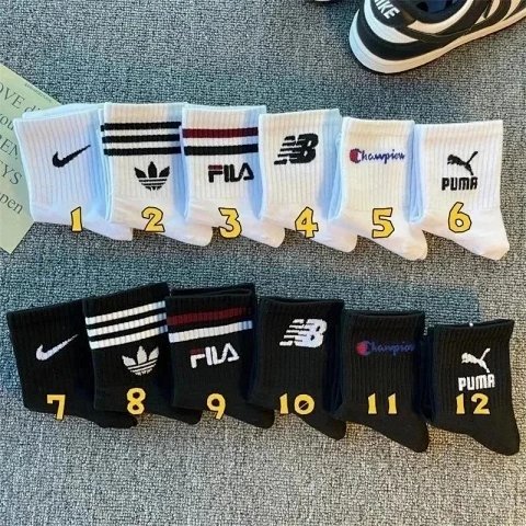 Mixed Graphic Ankle Sock Colle
