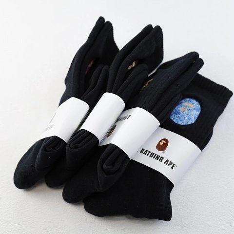 Black Emblem Crew Socks