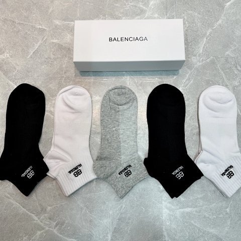 Embroidered Ankle Sock Color C