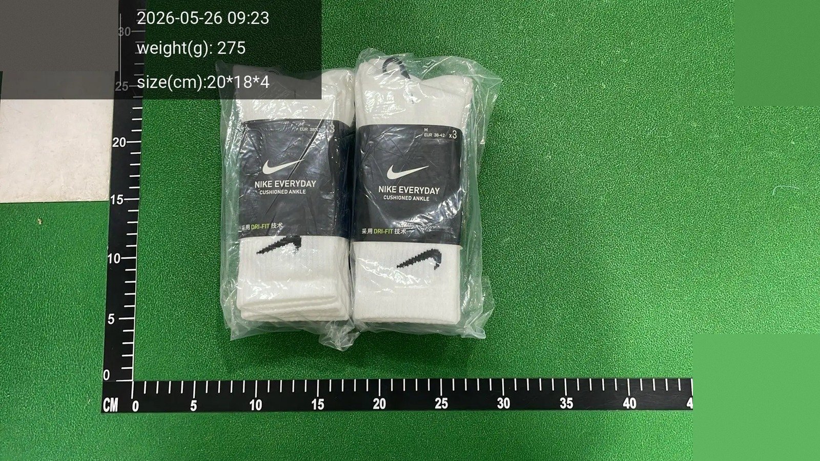 White Crew Sport Socks 4