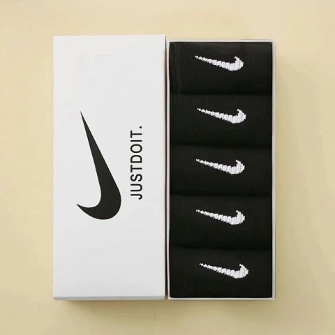 Five-Pair Boxed No-Show Socks