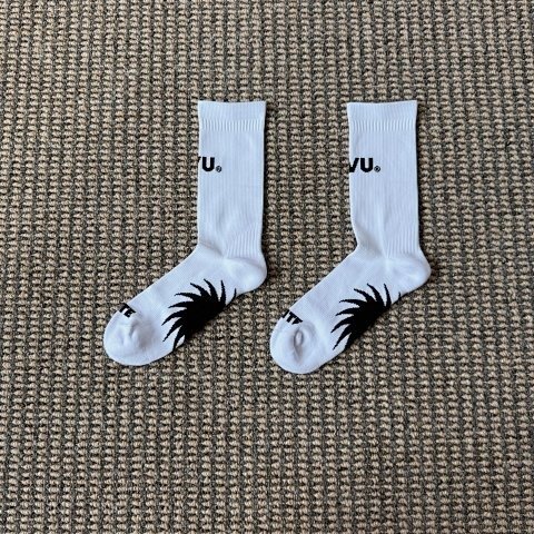 Palm Tree Crew Socks