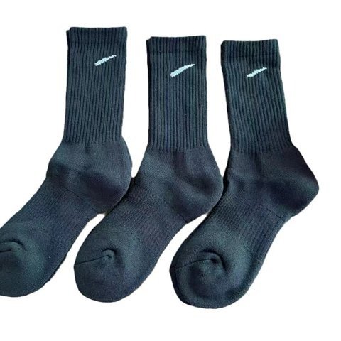 Three-Pair Crew Sport Socks source image 1