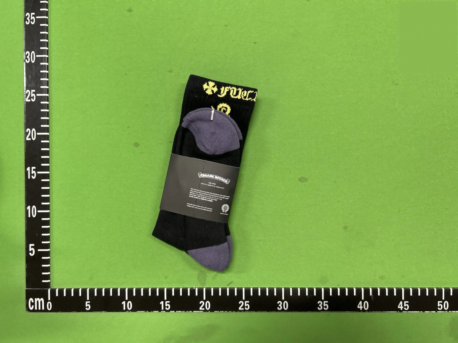 Gothic Letter Crew Socks -3