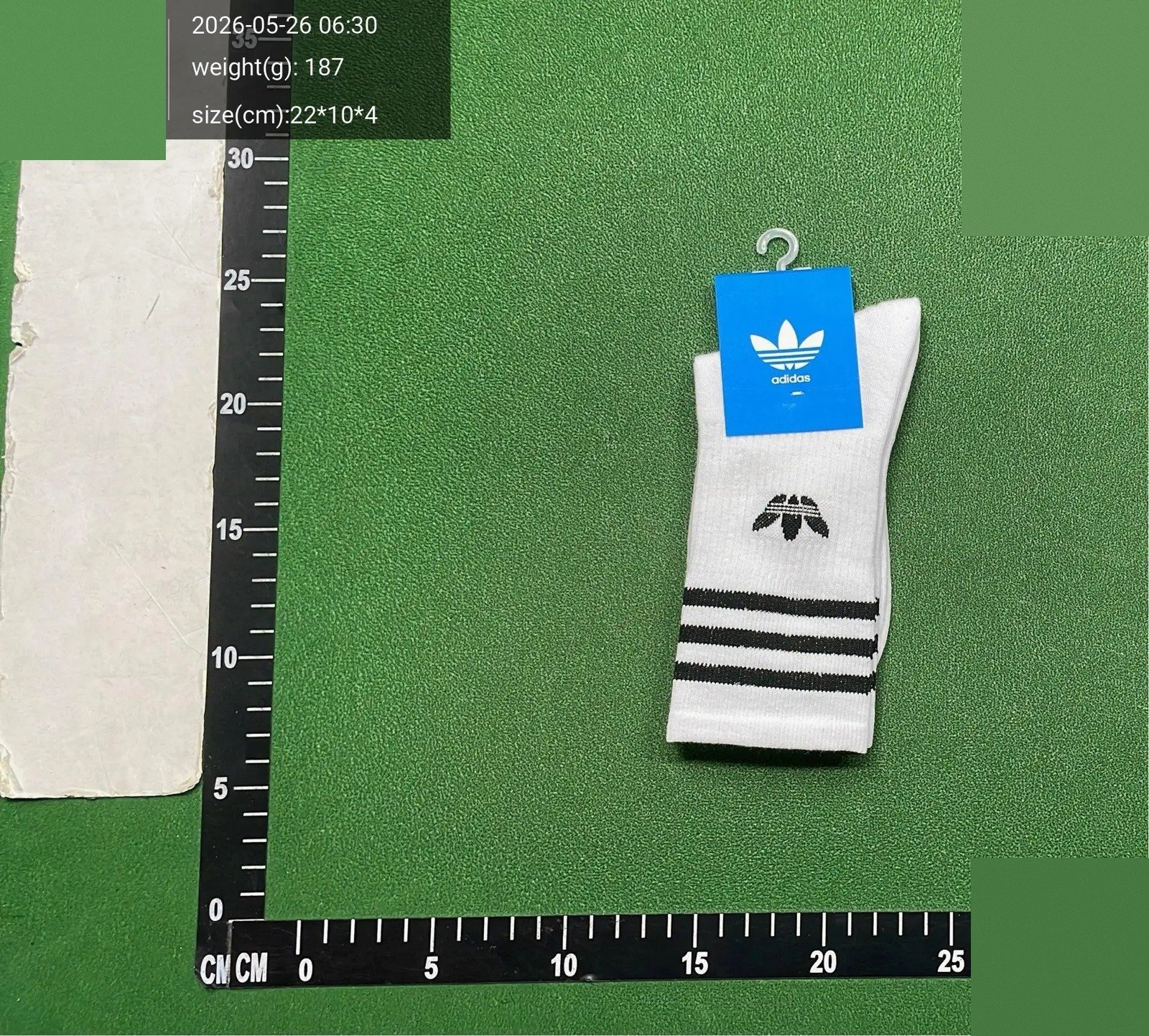 Three-Stripe Ankle Sock Collec source image 2