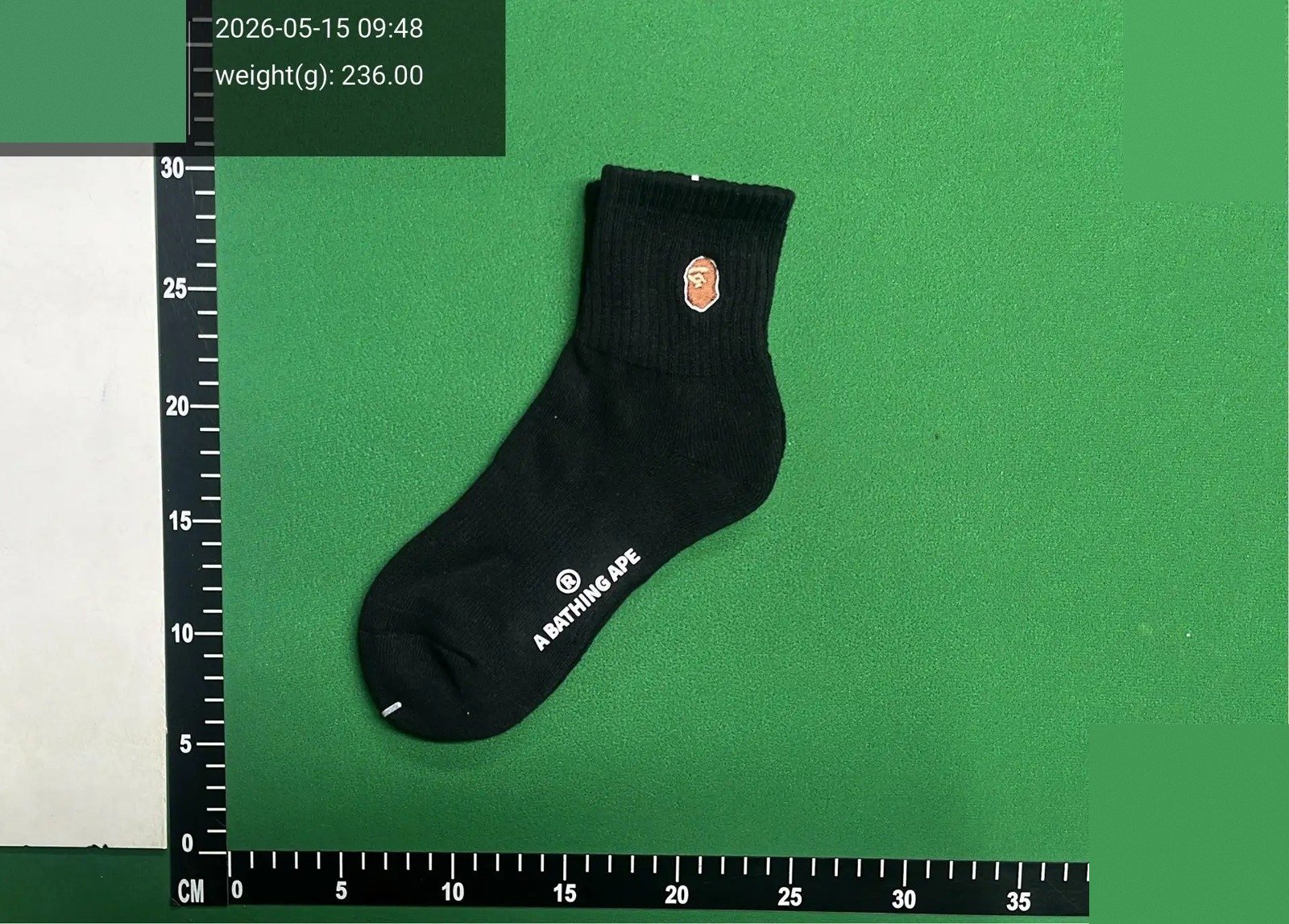 Ape Emblem Crew Socks source image 3