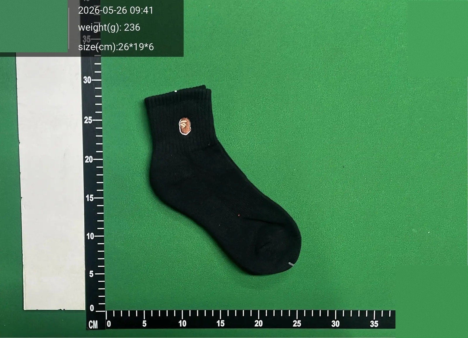 Ape Emblem Crew Socks -4