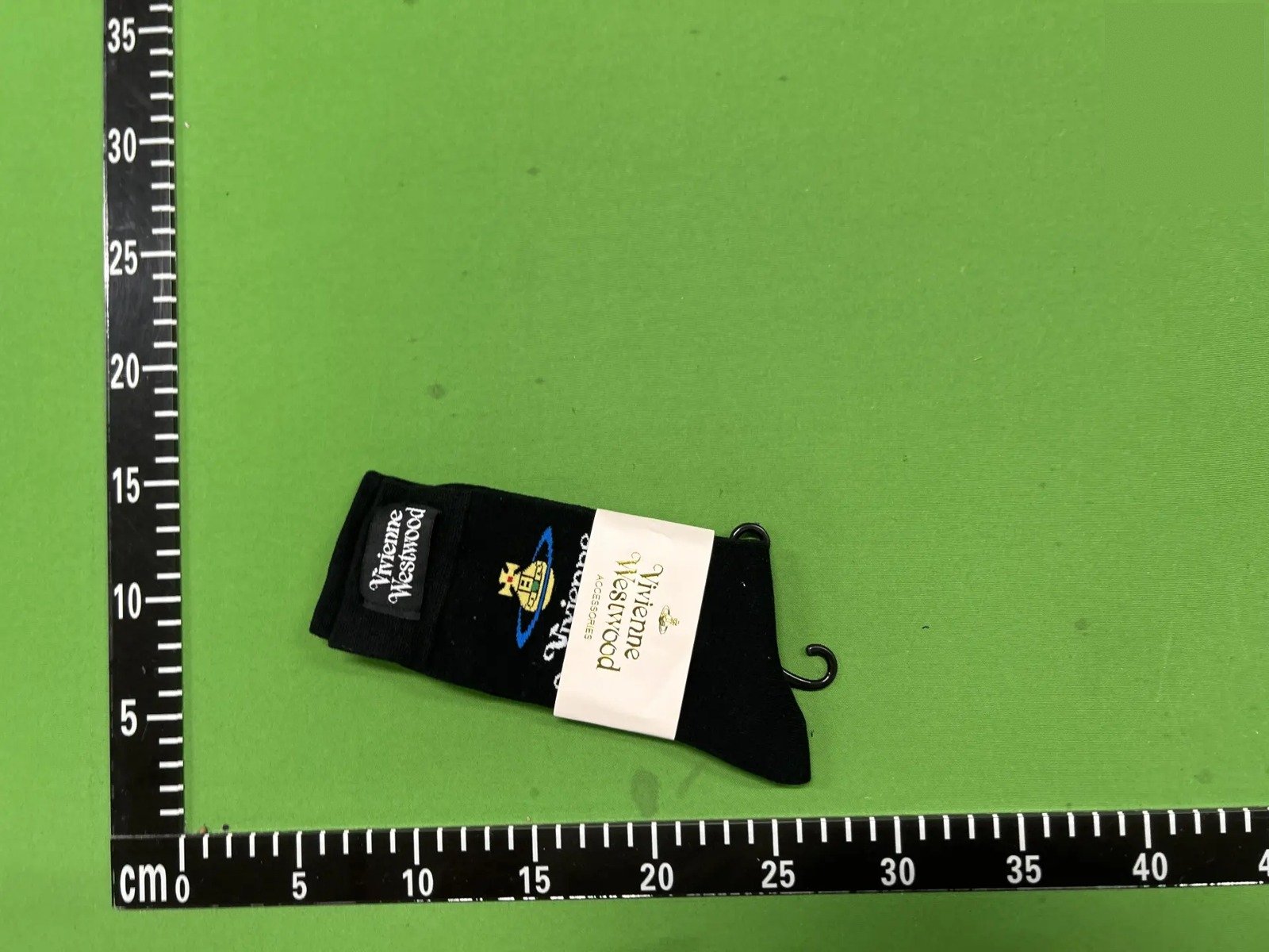 Orb Graphic Crew Socks source image 5